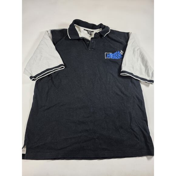 Marithe Francois Girbaud Blue Heavyweight Polo Shirt Mens Size 2XL XXL - Picture 1 of 5